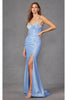 Spaghetti Strap Ruched Prom Gown by Juliet JT2434A - Dress