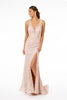 Mermaid Evening Gown And Plus Size - ROSEGOLD / XS