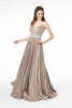 Prom Sparkly Formal Gown - MAUVE / XS