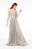 Prom Sparkly Formal Gown - SILVER / XS