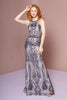 Special Occasion Embellished Dress - SILVER / XS