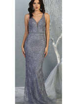 Special Occasion Embroidered Formal Gown