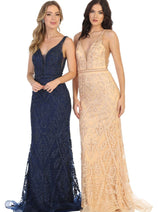 Special Occasion Embroidered Formal Gown