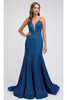 Special Occasion Formal Dress - ROYAL BLUE / XS