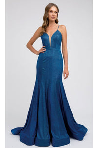 Special Occasion Formal Dress - ROYAL BLUE / XS