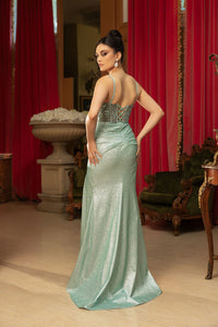 Special Occasion Night Sweetheart Embroidered Bodice Sheath By May Queen MQ2106 - Dress