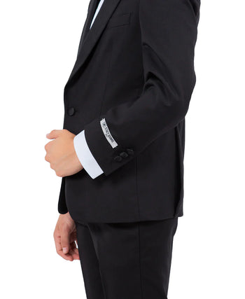 Boys Tuxedos in Color Black Toddler Suit for Kids Set by Stacy Adams Designer