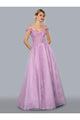 Stella Couture 21038 Off Shoulder Long Prom Dress