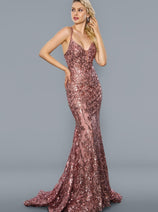 Stella Couture 21040 Long Off Shoulder Prom Dress