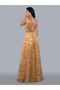 Stella Couture 21056 Sleeveless Long Prom Dress