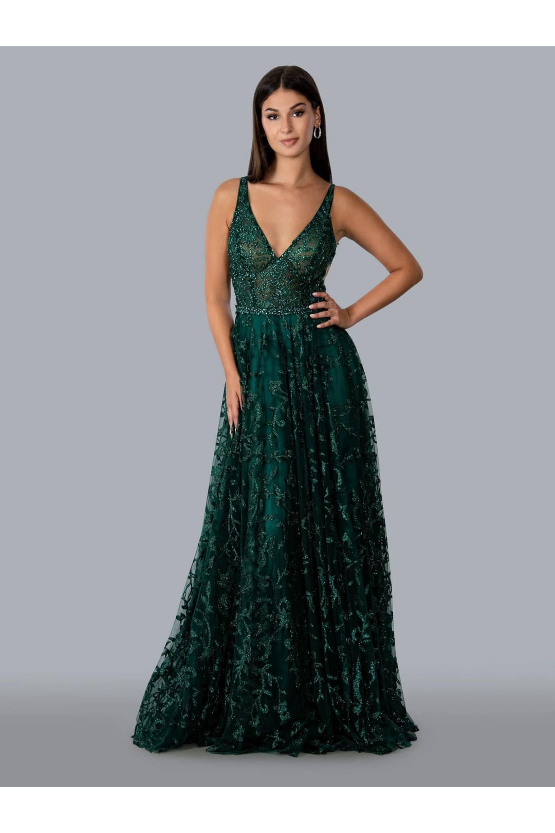 Stella Couture 21056 Sleeveless Long Prom Dress