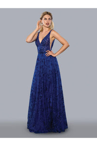 Stella Couture 21056 Sleeveless Long Prom Dress