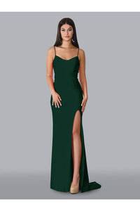 Formal Dresses Long Formal Ruched Prom Dress Hunter Green