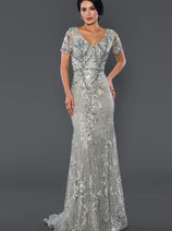 Stella Couture 22062 Long Formal Beaded Mother of the Bride Dress