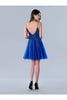 Stella Couture 22772 Royal Blue Short Homecoming Dress