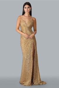 Stella Couture 23114 Long Sparkling Sexy Prom Dress