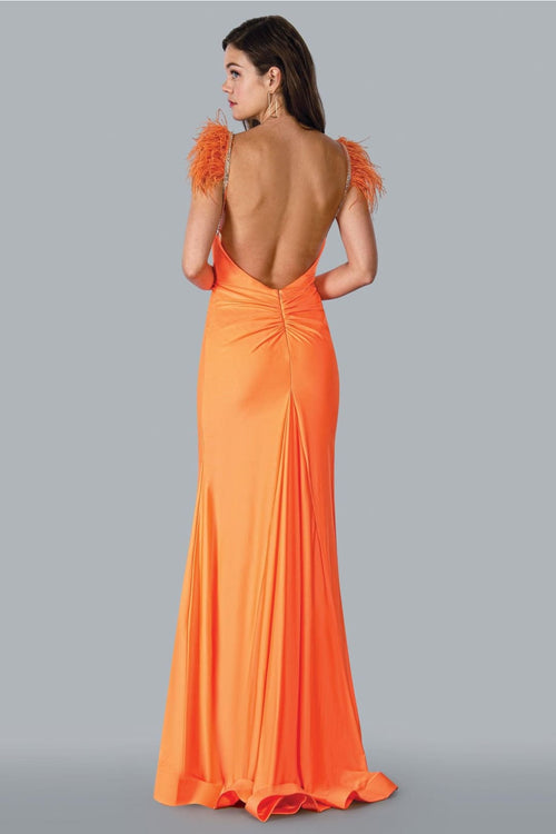 Stella Couture 23125 Long Fitted Prom Dress