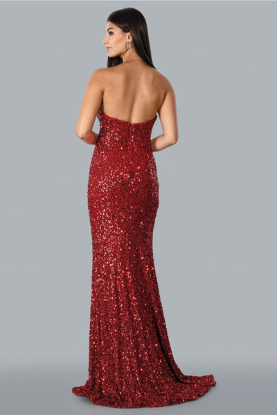 Stella Couture 23130 Sexy Strapless Long Evening Gown