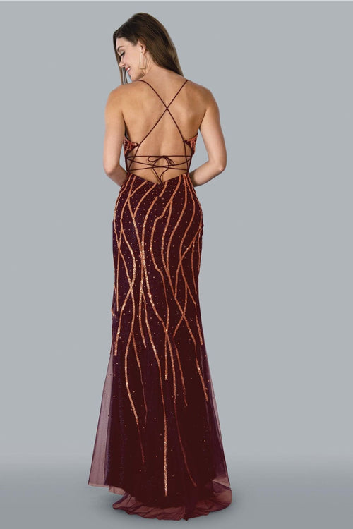 Stella Couture 23137 Long Sparkling Evening Gown