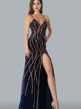Stella Couture 23137 Long Sparkling Evening Gown