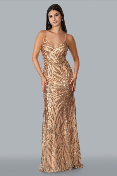 Stella Couture 23138 Sexy Fitted Long Prom Dress