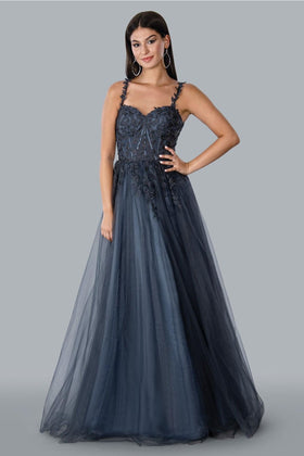 Stella Couture 23147 Long A-line Prom Dress