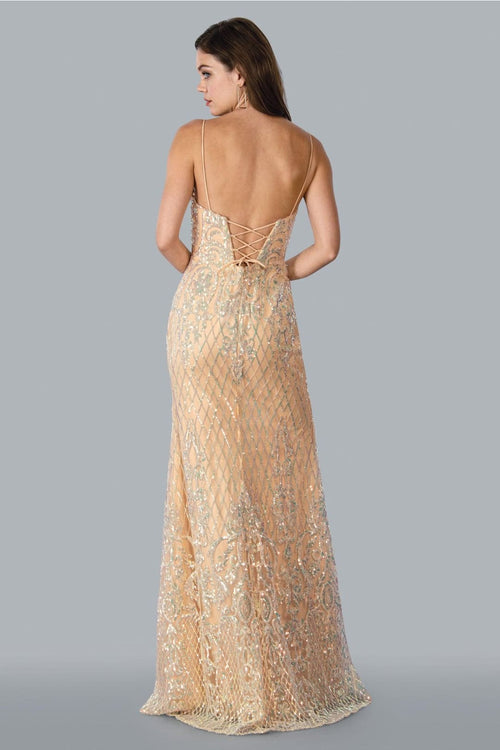 Stella Couture 23156 Sparkling Long Evening Gown