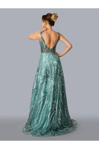 Stella Couture 23315 Long A-line Sleeveless Evening Gown - Prom Dresses