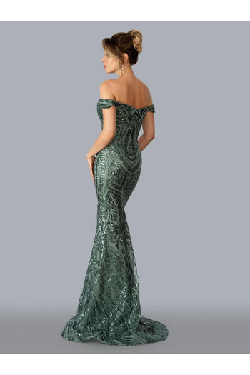 Stella Couture 23316 Long Off Shoulder Evening Dress - Prom Dresses