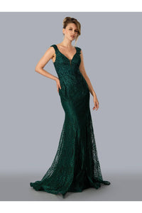 Stella Couture 23323 Long Sleeveless Evening Dress