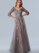 Stella Couture 23352 Multi Color A Line Formal Mother of Bride Gown