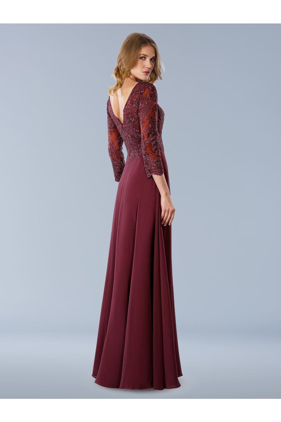 Mother of the Bride Dresses Long Mother of the Bride Formal Dress Wine