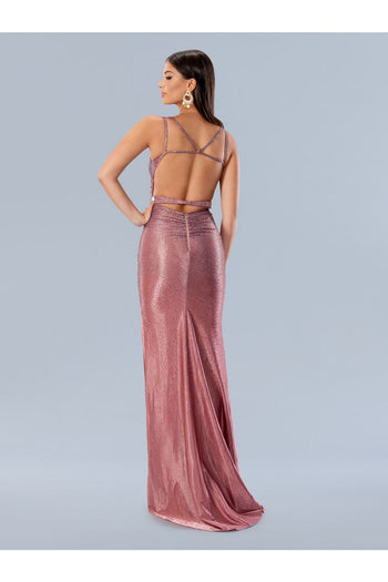 Stella Couture 24106 Prom Beaded Long Formal Gown - Prom Dresses
