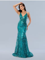Stella Couture 24115 Sequin Formal Long Prom Dress