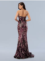 Stella Couture 24134 Long Prom Sequin Formal Dress