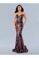 Prom Dresses Long Prom Sequin Formal Dress Plum