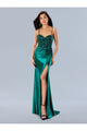 Prom Dresses Long Prom Fitted Formal Dress Emerald Green