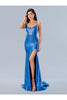 Prom Dresses Fitted Formal Long Prom Dress Royal