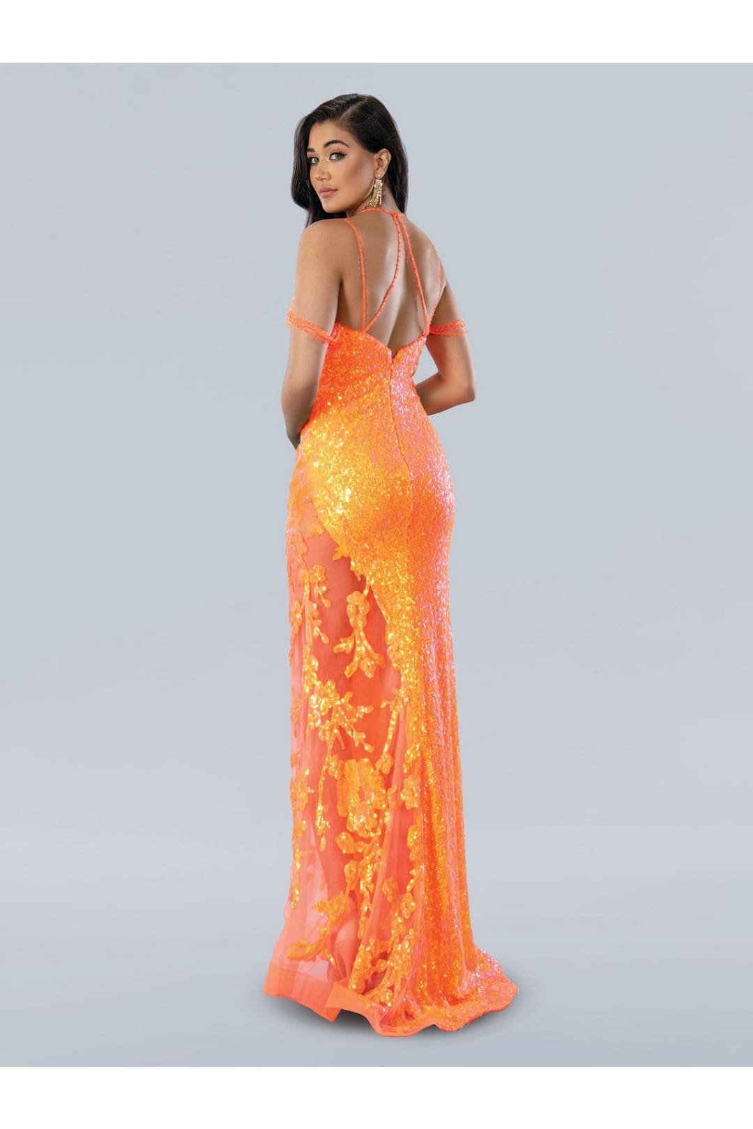 Stella Couture 24153 Prom Long Formal Sequin Dress - Prom Dresses