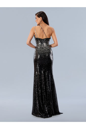 Stella Couture 24154 Sequin Prom Long Fitted Formal Dress - Prom Dresses