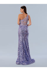 Stella Couture 24155 Sequin Prom Long Floral Formal Dress - Prom Dresses