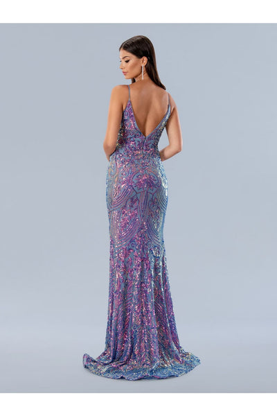 Stella Couture 24160 Fitted Prom Long Sequin Formal Dress - Prom Dresses