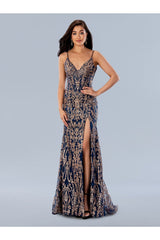 Prom Dresses Prom Long Glitter Formal Dress Rose Gold