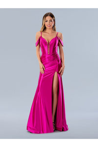 Prom Dresses Long Fitted Formal Prom Dress Fuchsia