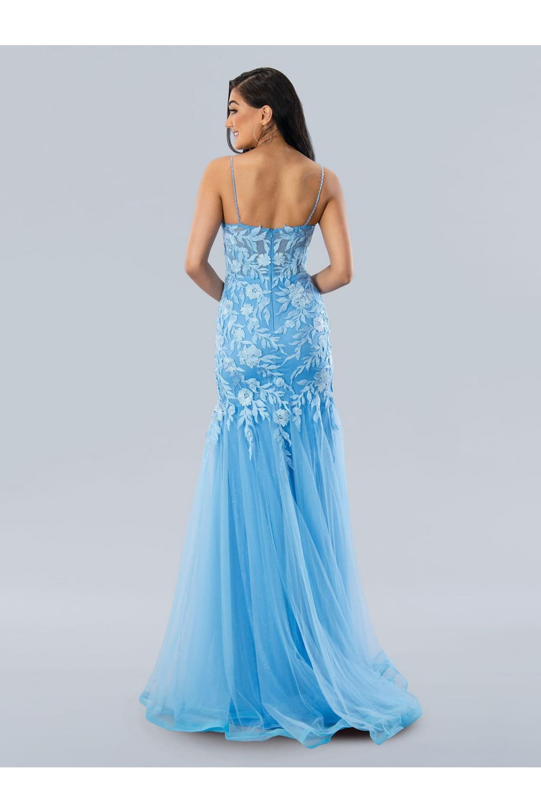 Stella Couture 24175 Long Formal Prom Glitter Dress - Prom Dresses