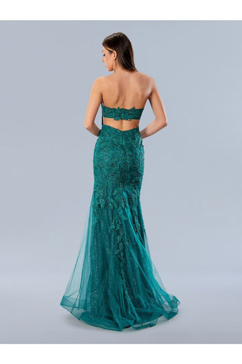 Stella Couture 24183 Long Formal Beaded Prom Glitter Dress - Prom Dresses