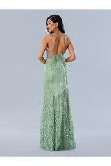 Stella Couture 24185 Long Formal Beaded Prom Applique Dress - Prom Dresses