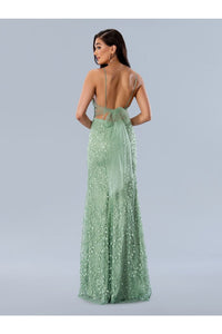 Stella Couture 24185 Long Formal Beaded Prom Applique Dress - Prom Dresses