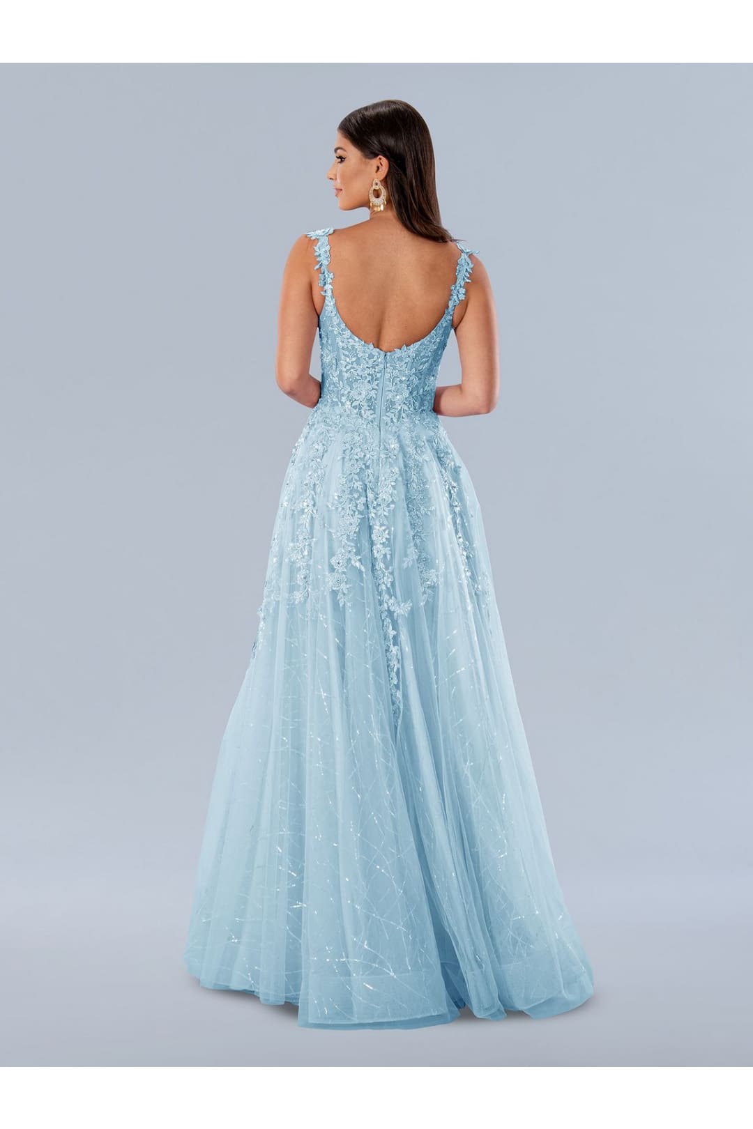 Prom Dresses Formal Long Sequin Prom Dress Blue