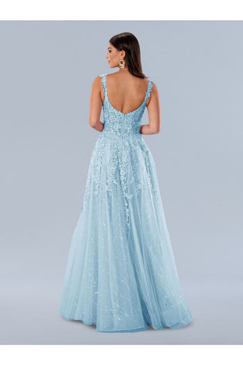 Prom Dresses Formal Long Sequin Prom Dress Blue